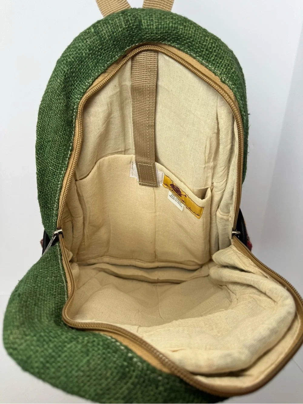 HIMALAYA HEMP woven small backpack